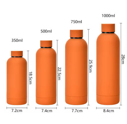 タッチゴムペイント ダブルウォール真空瓶 500mlステンレス鋼水瓶
