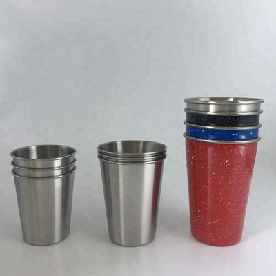 18/8等級のステンレス鋼はびんの赤い金ビールのジョッキ16oz 450mlを絶縁しました