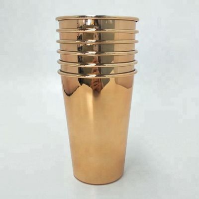18/8等級のステンレス鋼はびんの赤い金ビールのジョッキ16oz 450mlを絶縁しました