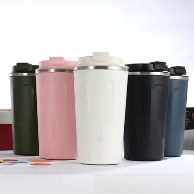 17oz狭いところボディ設計ステンレス鋼のマグ、コーヒーはマグのLeakproofふたを絶縁しました