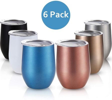 Stemlessステンレス鋼のコーヒー カップ9oz 12oz Eco友好的な旅行はコップを絶縁しました