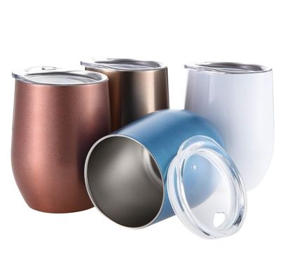 Stemlessステンレス鋼のコーヒー カップ9oz 12oz Eco友好的な旅行はコップを絶縁しました