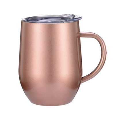 12oz倍の壁のステンレス鋼の魔法瓶の卵の殼のコーヒー タンブラー