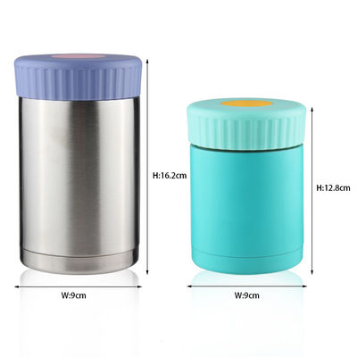18/8のステンレス鋼の生物分解性Leakproofふたが付いている絶縁された昼食の容器