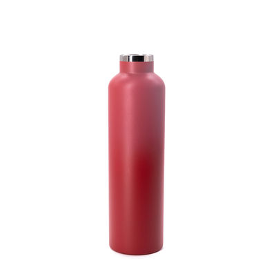 18oz 21oz 24ozの真空はびん、狭い口のフラスコの浮彫りになるロゴを絶縁しました