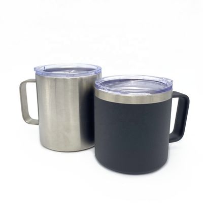 ハンドルが付いている12ozステンレス鋼の絶縁されたタンブラーはロゴをカスタマイズしました